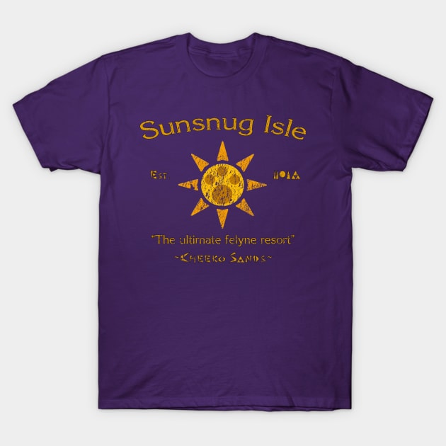 Sunsnug Isle Logo T-Shirt by Swainathan